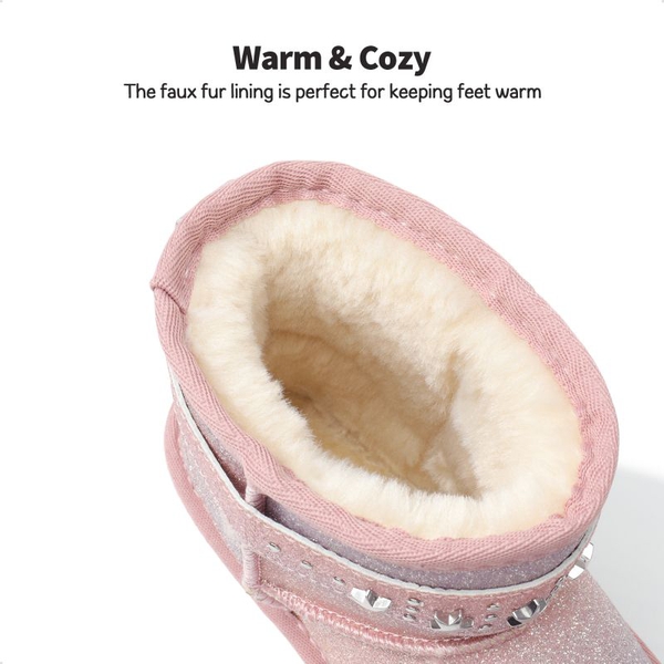 Kids Fur Lined Snow Boots Dream Pairs